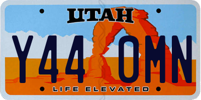 UT license plate Y440MN