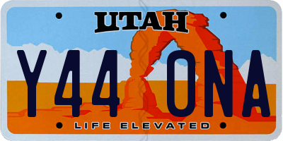 UT license plate Y440NA