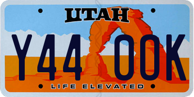 UT license plate Y440OK