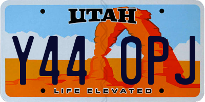 UT license plate Y440PJ