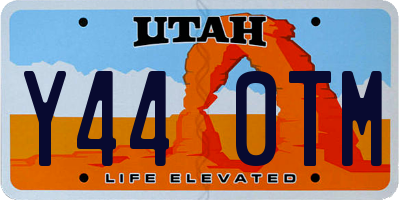 UT license plate Y440TM