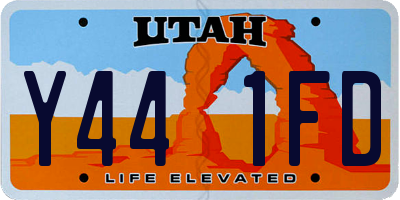 UT license plate Y441FD