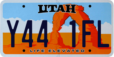 UT license plate Y441FL