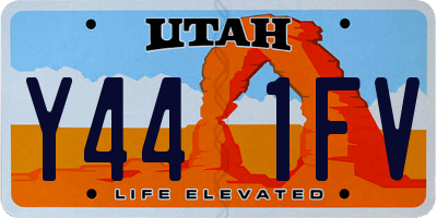 UT license plate Y441FV