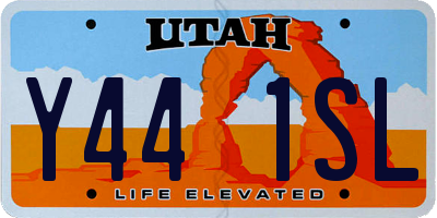 UT license plate Y441SL