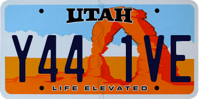 UT license plate Y441VE