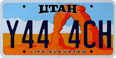 UT license plate Y444CH