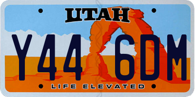 UT license plate Y446DM