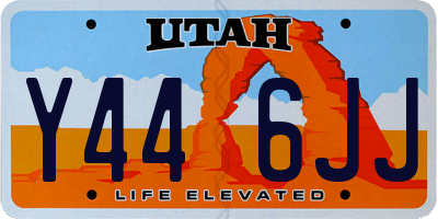 UT license plate Y446JJ