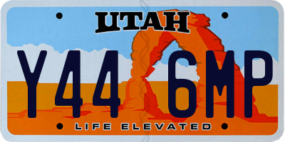 UT license plate Y446MP