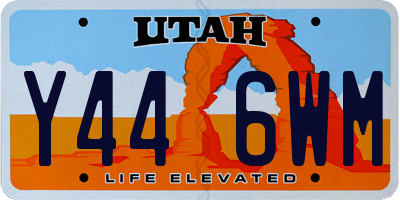 UT license plate Y446WM