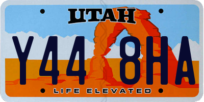 UT license plate Y448HA