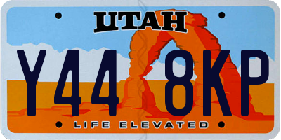 UT license plate Y448KP