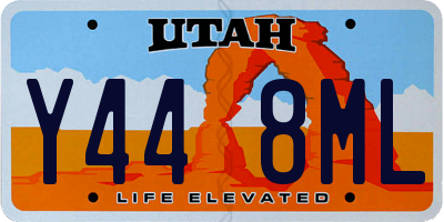 UT license plate Y448ML