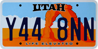 UT license plate Y448NN