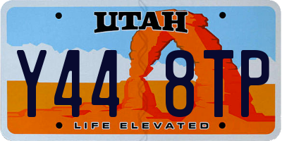 UT license plate Y448TP