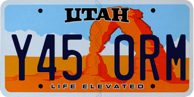 UT license plate Y450RM
