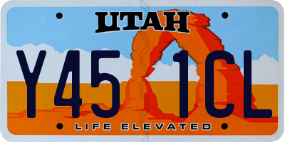 UT license plate Y451CL