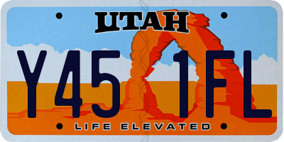 UT license plate Y451FL