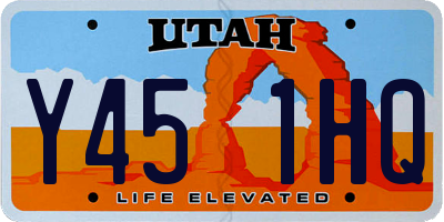 UT license plate Y451HQ