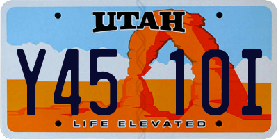 UT license plate Y451OI