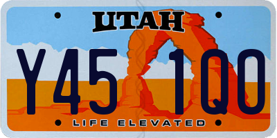 UT license plate Y451QO