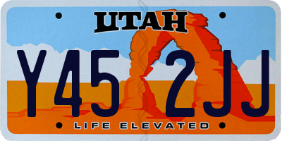 UT license plate Y452JJ