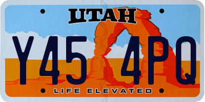 UT license plate Y454PQ