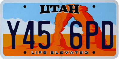 UT license plate Y456PD
