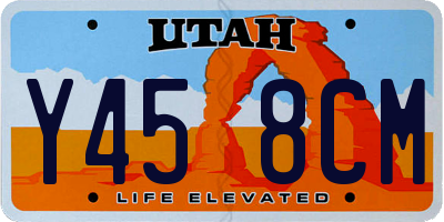 UT license plate Y458CM