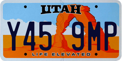 UT license plate Y459MP
