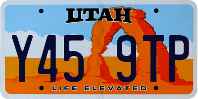 UT license plate Y459TP