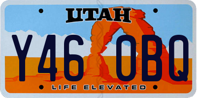 UT license plate Y460BQ