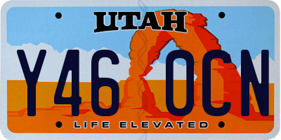 UT license plate Y460CN