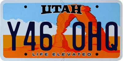 UT license plate Y460HQ