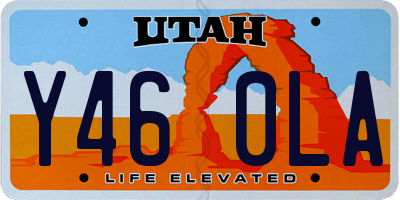 UT license plate Y460LA