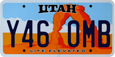 UT license plate Y460MB