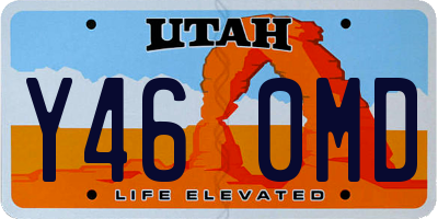 UT license plate Y460MD
