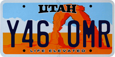 UT license plate Y460MR