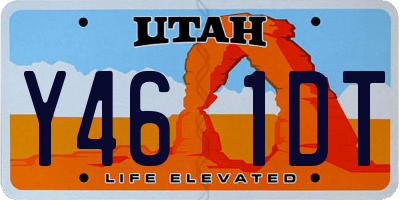 UT license plate Y461DT
