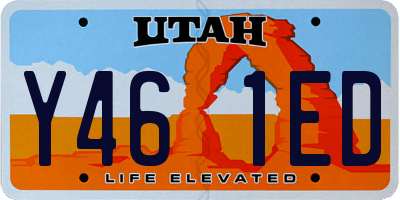 UT license plate Y461ED