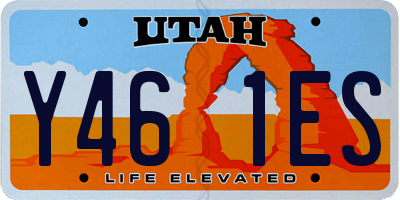 UT license plate Y461ES
