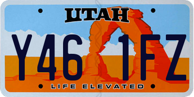 UT license plate Y461FZ