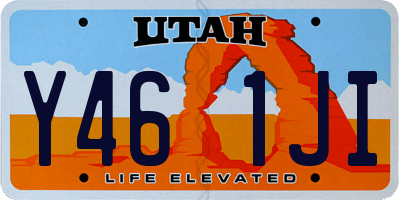 UT license plate Y461JI