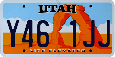 UT license plate Y461JJ