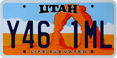 UT license plate Y461ML