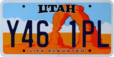 UT license plate Y461PL