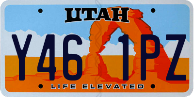 UT license plate Y461PZ