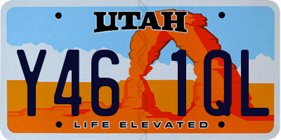 UT license plate Y461QL