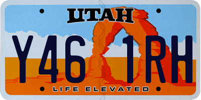 UT license plate Y461RH